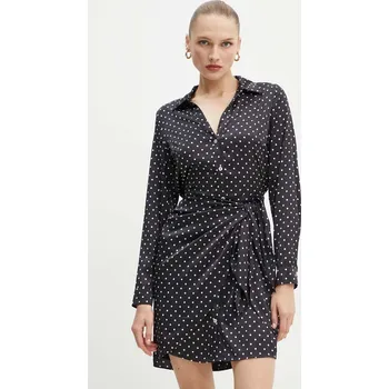 Dámské šaty Šaty Guess ALYA černá barva, mini, W4YK35 WF1T2 W4YK35.WF1T2 99X, vel. S