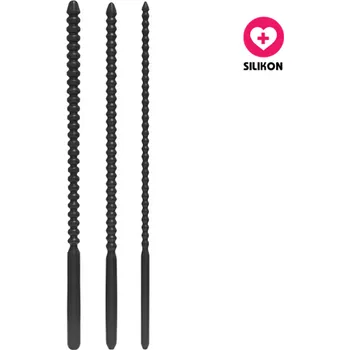 VšeNaSex.cz Sada 3 dilatátorů Silicone Urethal Pins