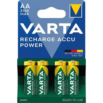 Elektronika baterie tužková AA LR6 dobíjecí 2100mAh/1000 cyklů (4ks) VARTA