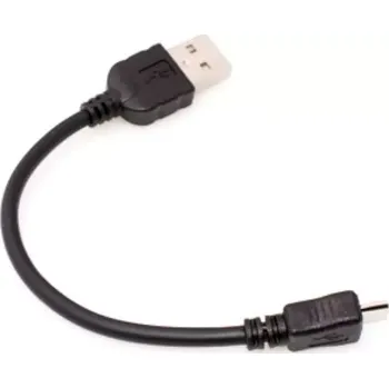 Datový kabel Goobay USB A - micro USB B kabel, černý, 10 cm