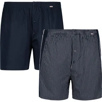 Pánské spodní prádlo ADAMO boxerky pánské 129602 360 2ks nadměrná velikost 5XL tmavě modrá