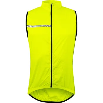 Chlapecká vesta vesta FORCE WINDPRO KID, plná záda, fluo Velikost: 128-140