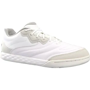 Pánská sálová obuv KIPSTA Futsalové kopačky Eskudo Pro kožené 45 BÍLÁ|ŠEDÁ