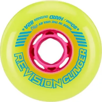 Kolečka Revision Clinger Outdoor Yellow/Pink (1ks) Tvrdost: 82A, Velikost koleček: 80mm
