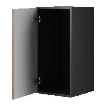 Obývací stěna Cama sestava obývacího pokoje ROCO 19 (4xRO3 + 4xRO6) bílá/bílá/černá