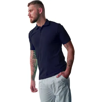 Zdravotnický oděv Perlička® Zdravotnická polokošile HUGO Barva: Tmavěmodrá, Velikost: XXL