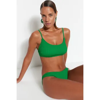Dámské plavky Bikiny vrchní díl Trendyol Trendyol zelená 2151887