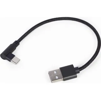 Počítač Gembird USB-A - USB-C USB kabel černý (CC-USB2-AMCML-0,2M)