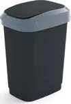 KIS Dual Touch Bin M 25 l černý/šedý