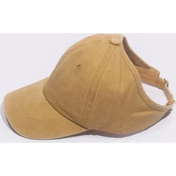 Kšiltovka Letní kšiltovka s otvorem na culík - žlutá