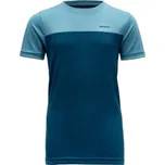 Triko Devold Norang Merino Tee Jr Flood/Moon - 16 / Flood/Moon