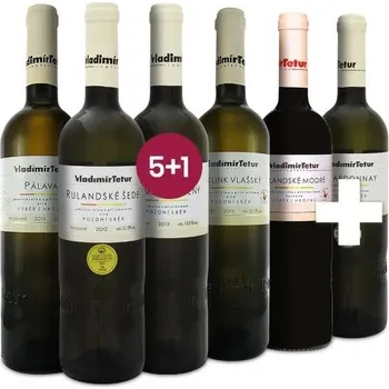 Víno Vinařství Tetur kolekce 5+1 z Velkých Bílovic 0,75l