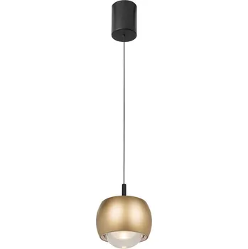 Mantra Roller, stahovací závěsné svítidlo se svícením dolů LED 12W, 3000K, zlatá, průměr 9,6cm