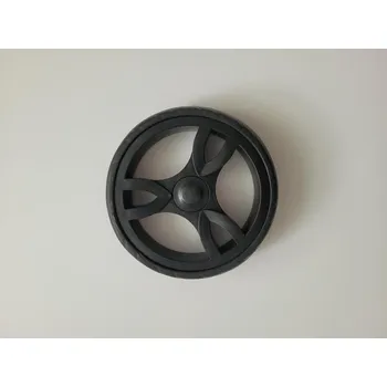 Pojezdové kolečko Náhradní kolečko k nákupní tašce průměr 17cm černé s kovovým ložiskem