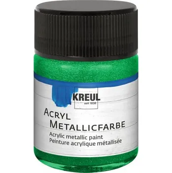 Olejová barva Kreul Akrylová barva metalická 50 ml ZELENÁ
