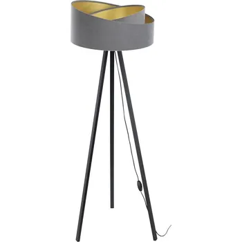 Lampička Stojací lampa GALAXY 1xE27/60W/230V šedá/wenge