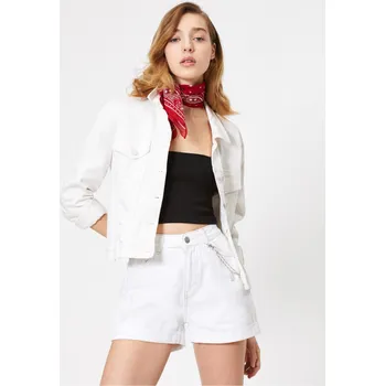 Dámské kraťasy Koton Women's White Shorts & Bermuda Koton bílá 1871091