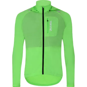 Cyklistická bunda HOLOKOLO Cyklistická větruodolná bunda - WIND/RAIN - zelená 5XL
