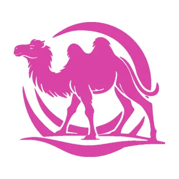 Samolepící dekorace SAMOLEPKA Velbloud 005 levá v poušti (16 - růžová) NA AUTO, NÁLEPKA, FÓLIE, POLEP, TUNING, VLASTNÍ TEXT, TISK, AUTOSAMOLEPKY.cz, POLEPY, OBRÁZEK, LOGO, SAMOLEPKY
