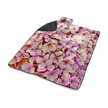 Pikniková deka Plážová deka Růžové květy: 200x140 cm