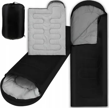 Spacák R2Invest Spací vak čierny 180x30x75 cm