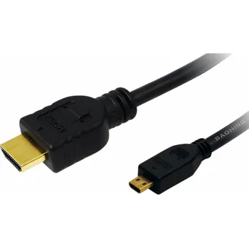 Video kabel LogiLink HDMI Micro - HDMI kabel 1m černý (CH0030)