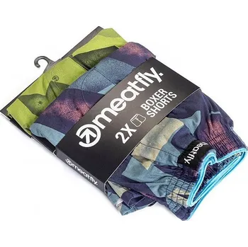 Boxerky trenky Meatfly Agostino 2 Pack - D/Shade L
