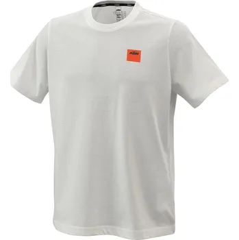 Tričko KTM PURE RACING TEE WHITE velikost XXXL