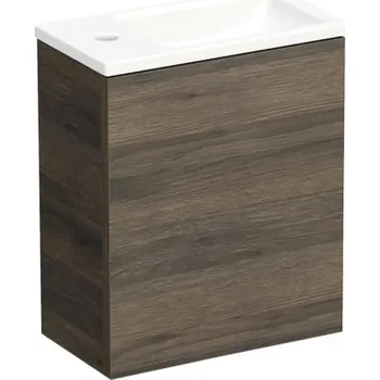 Koupelnový nábytek Koupelnová skříňka s umyvadlem Intedoor TRENTA 42 cm dub tabák gladstone TRE 42 1D P PU 25