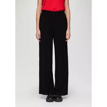 Q/S s.Oliver dámské široké plisované kalhoty černé Velikost: 36