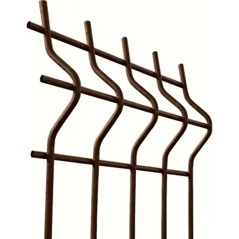 Plot Svařovaný plotový panel ZnPVC 2500x1730x4mm hnědá