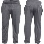D555 kalhoty pánské RORY tepláky nadměrná velikost 4XL šedá