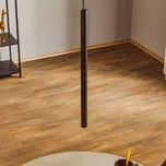 SIGMA Závěsné světlo Sopel 1, rovné, černé - Výška stínidla na lampu 50 cm černý 1 x 2,5 W LED - Doprava zdarma