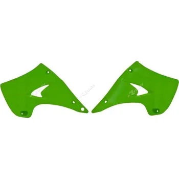 RACETECH kryt chladiče KAWASAKI KX 125/250 03-08, barva zelená OEM (CVKX0VE0300) (KA03738026)