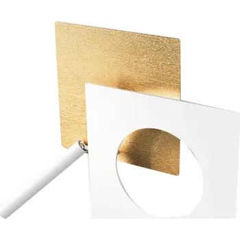 Lampička ICONE LED nástěnné svítidlo Petra 21.L, zlatá, bílá 1 x 16,8 W LED + 1 x 4 W LED - Doprava zdarma