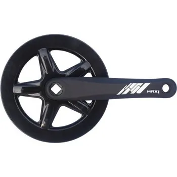 Klika na kolo Kliky MAX1 Single 42z 175mm černé s krytem - černá, 175mm/42zubů