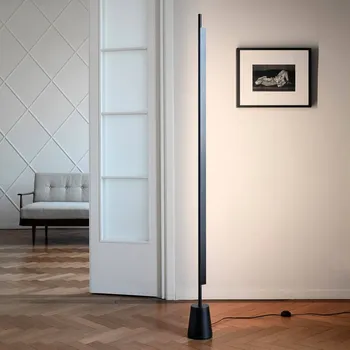 Lampička Luceplan Compendium LED stojací lampa 2&nbsp;700K černá - Ø nohy 15 cm nikl, bílá LED celkem 37 W - Doprava zdarma
