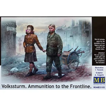 Plastikový model 1/35 Ammunition to the Frontline (2 fig.+ bicycle)