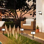 EGLO Solární LED podstavec Altilia, výška 56 cm, černý, senzor černá, bílá 1 x 7,5 W LED - Doprava zdarma