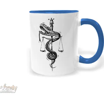 Hrnek - Veterinářský znak Barva: Modrá