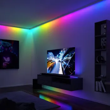Lampička Paulmann EntertainLED LED pásek, RGB, sada, 5m - Délka zástrčkového kabelu 150 cm; délka propojovací lišty 10 cm bílá LED 10,5 W celkem - Doprava zdarma