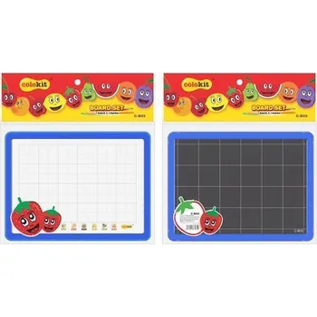 Pěnová tabule Tabule "Board Set", modrý rám, s popisovačem, COLOKIT