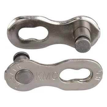 Řetěz na kolo spojka řetězu KMC 7/8 rychl. - Stříbrná (1 kus), 7/8 speed