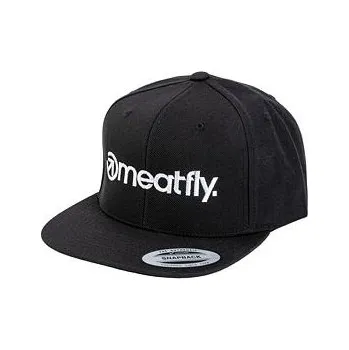 Kšiltovka Meatfly kšiltovka Rens Snapback Black | Černá | Velikost One Size