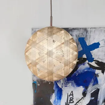 Forestier Chanpen M Hexagonal závěsné světlo natur - kabel 190 cm béžová 1 x 60 W - Doprava zdarma