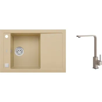 Granitový dřez Set Alveus Formic 30 Beige 55 + Afra Beige 55