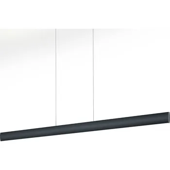 Knapstein LED závěsné světlo Runa, černá, délka 132 cm - baldachýn – výška 5,5 cm, délka 40 cm černá matná LED celkem 62 W - Doprava zdarma