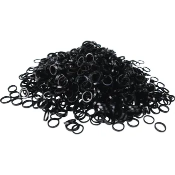 Kosmetika pro psa Show Tech Latexové gumičky - na top knot, 1000 ks Barva: Černá