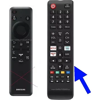 Samsung QE55Q70D náhradní dálkový ovladač tlačítkový