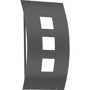 Venkovní osvětlení CMD Venkovní nástěnné svítidlo Graal, práškově lakované antracit, opál 1 x 75 W - Doprava zdarma